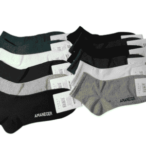 Pack X12 Medias Cortas Soquete Amanecer Hombre Algodón