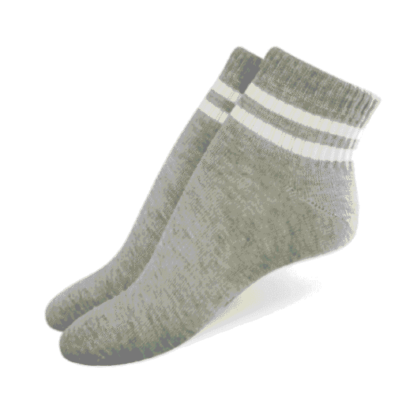 Pack X12 Medias Hombre Rayado Soquete Algodon Art. 102mr