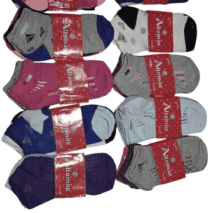 Pack X12 Medias Dama Soquete De Algodon Art. Altomax Mujer