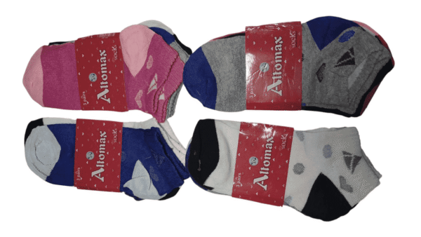 Pack X12 Medias Dama Soquete De Algodon Art. Altomax Mujer - Imagen 3