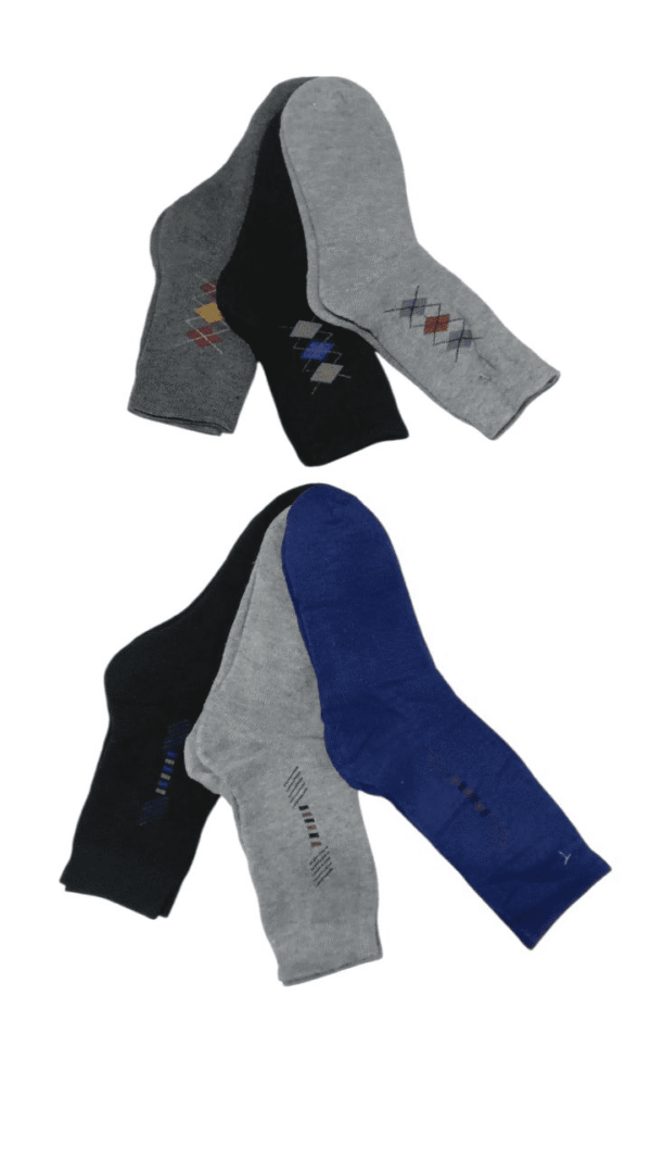 Pack X6 Medias Térmicas Media Caña Altomax Hombre Invierno - Imagen 3