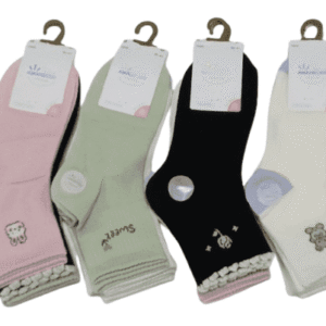 Pack X12 Medias Mujer Amanecer Media Caña Algodon Dama