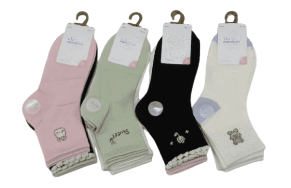 Pack X12 Medias Mujer Amanecer Media Caña Algodon Dama