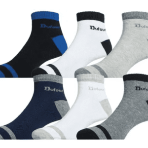 Pack X6 Pares Medias Soquetes Dufour Art. 2216 Deportivos
