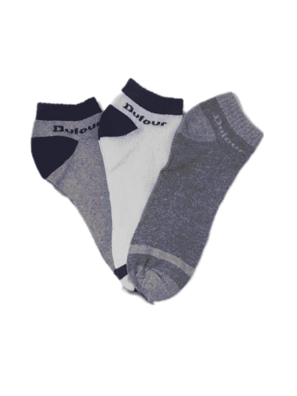 Pack X6 Pares Medias Soquetes Dufour Art. 2216 Deportivos - Imagen 2