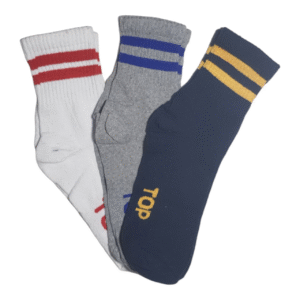 Pack X12 Medias Hombre Media Caña Top Algodon Soquetes