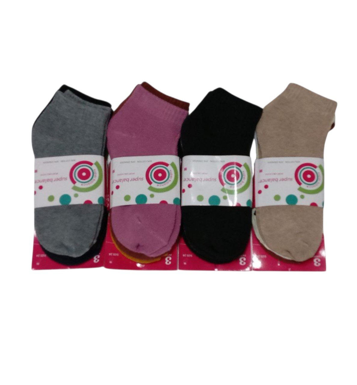 Pack X6 Medias Termicas Super Balance Soquete Friza Mujer - Imagen 4