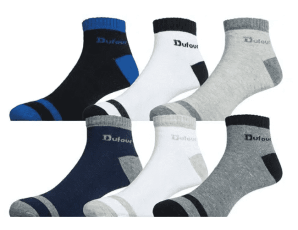 Pack X12 Pares Medias Soquetes Dufour Art. 2216 Deportivos - Imagen 4