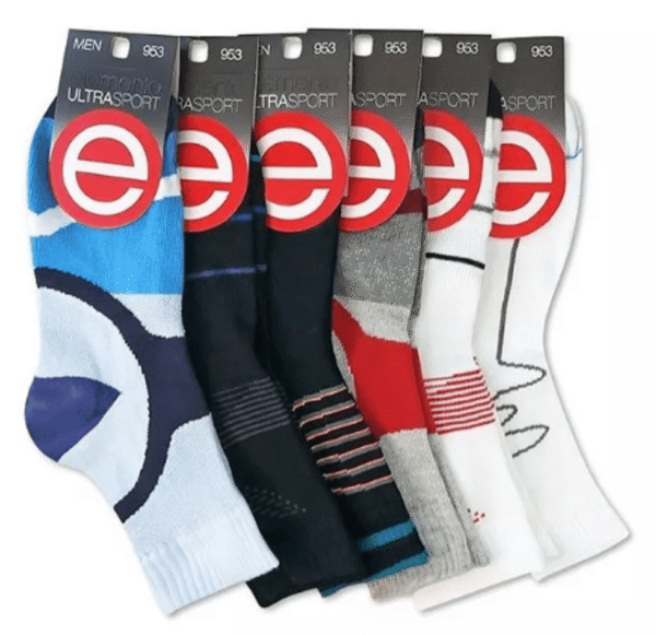 Pack X3 Medias Elemento Hombre 3/4 Art. 953d Algodon