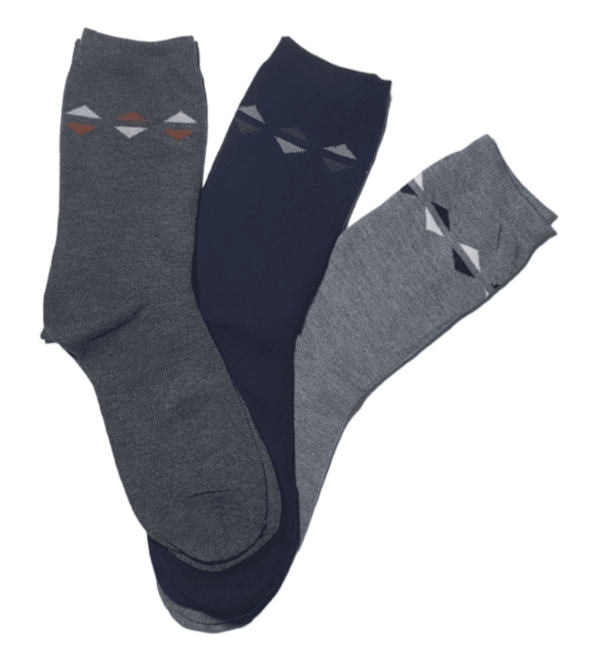 Pack X6 Medias De Vestir Largas Hombre Algodon Soquetes