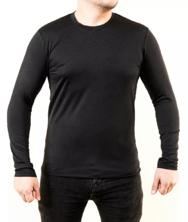 Remera Hombre Camiseta Térmica Liso - Vi Mas Friza Invierno - Imagen 3