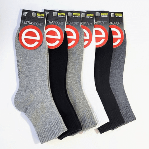 Pack X12 Medias Elemento Hombre 3/4 Art. 953 Algodon