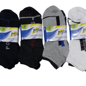 Pack X6 Medias Soquete Hombre Cortas Men Algodon Estampa