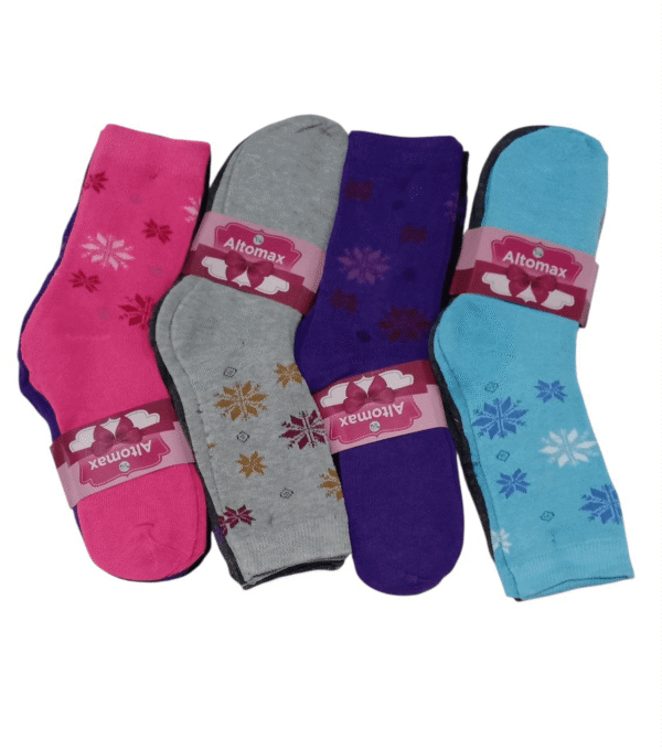 Pack X6 Medias Termicas Altomax Mujer 3/4 Gruesas Invierno - Imagen 2