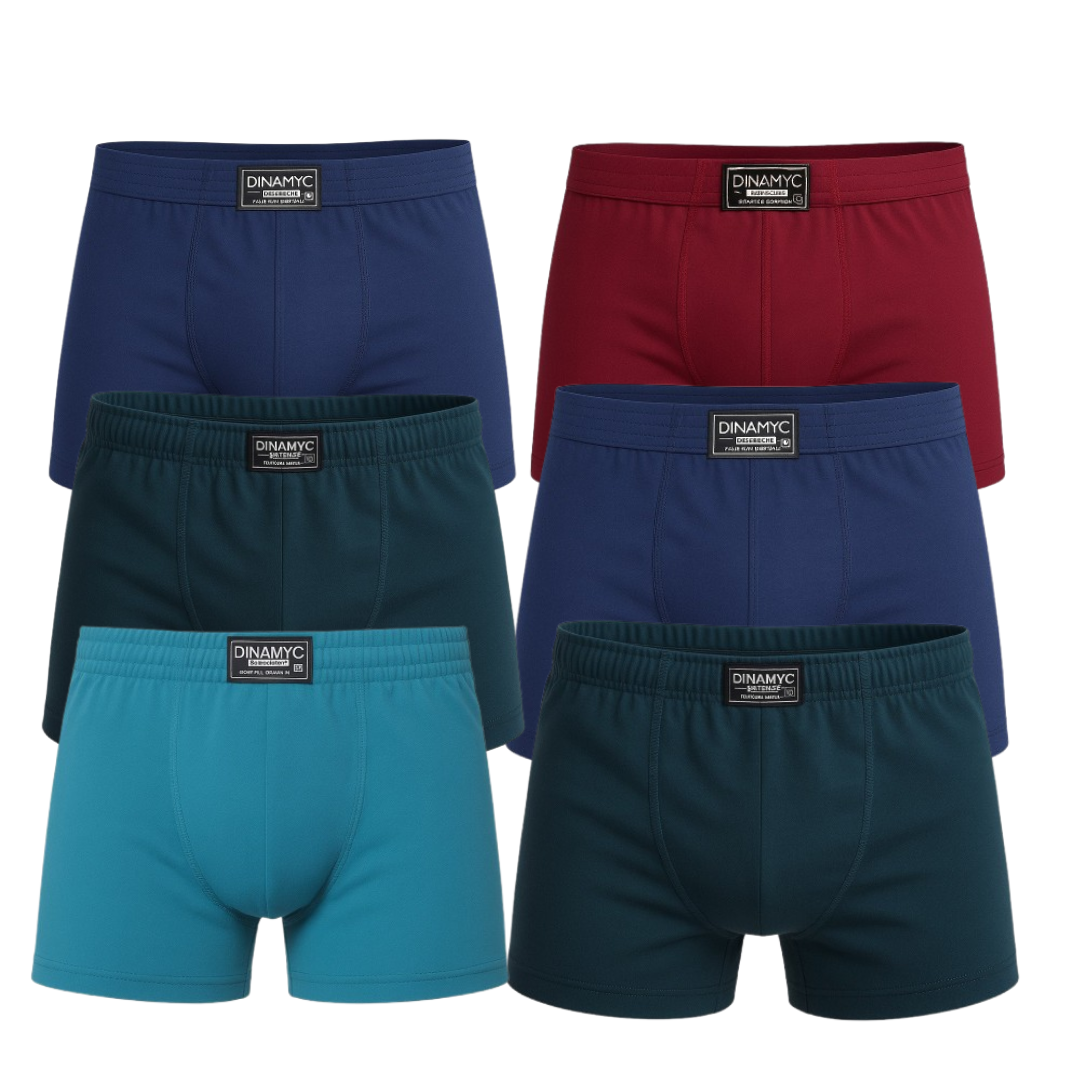 Combo Talle Especial Pack X6 Boxer + 6 Medias Largas Hombre - Imagen 4