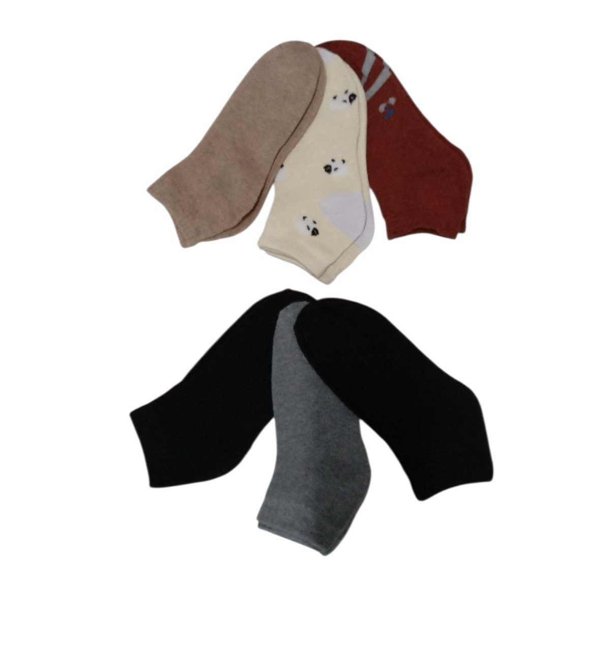 Pack X6 Medias Termicas Super Balance Soquete Friza Mujer