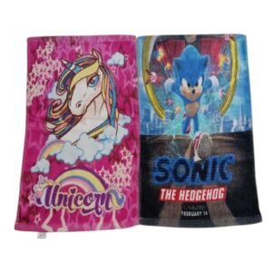 Pack X3 Toalla Mano Jardin Individual Personajes Infantil