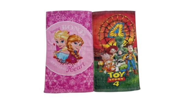 Pack X12 Toalla Mano Jardin Individual Personajes Infantil - Imagen 2