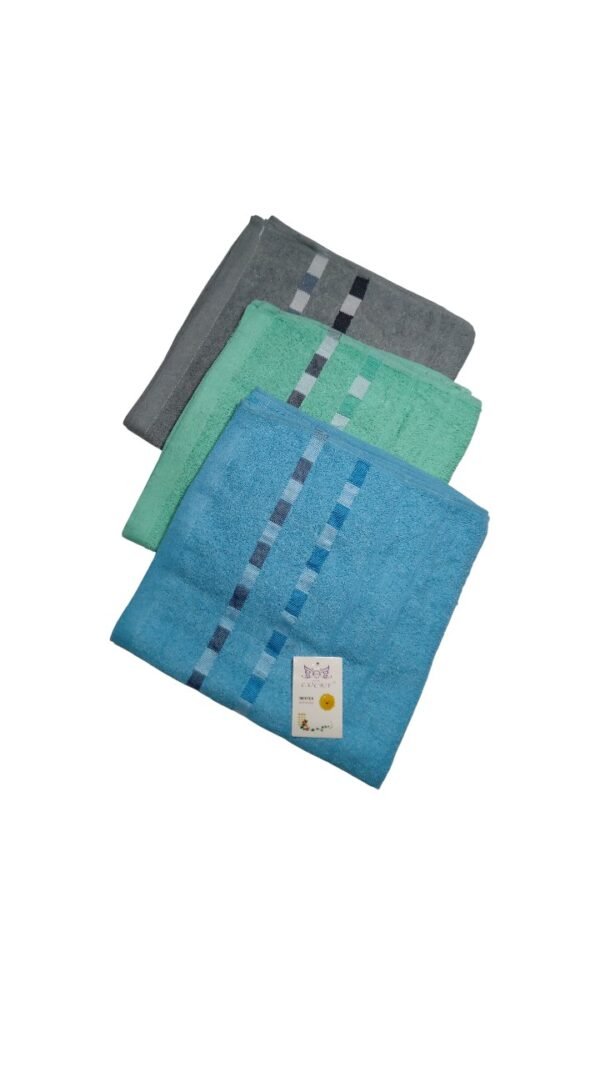 Pack X2 Toallon 100% Algodon Secado Rapido Toalla 70 X 1.38 - Imagen 2
