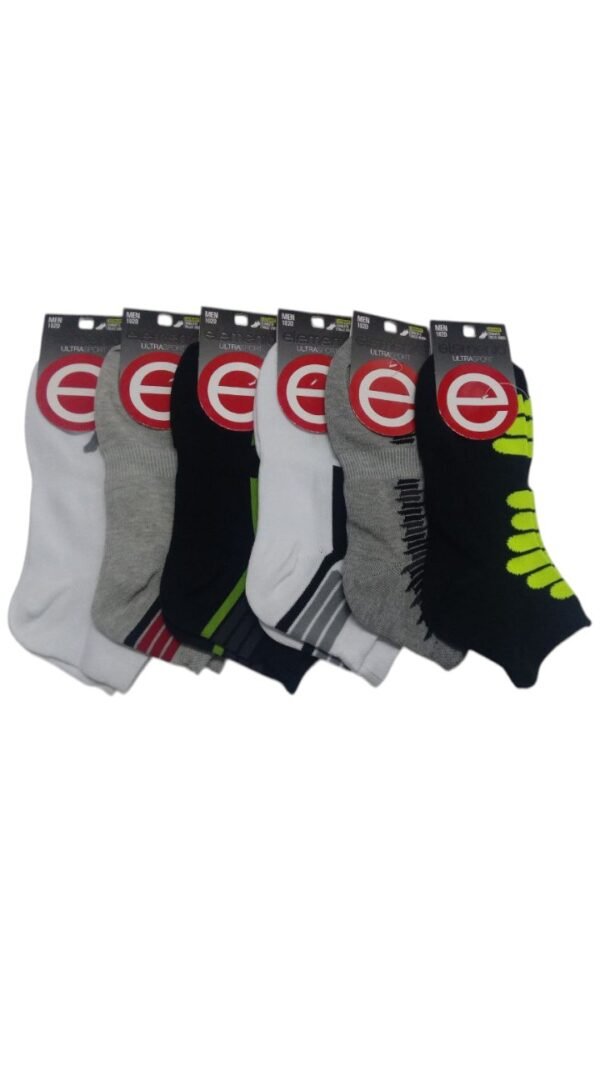 Medias Cortos Soquetes Hombre Pack X6 Elemento Art. 102d - Imagen 4